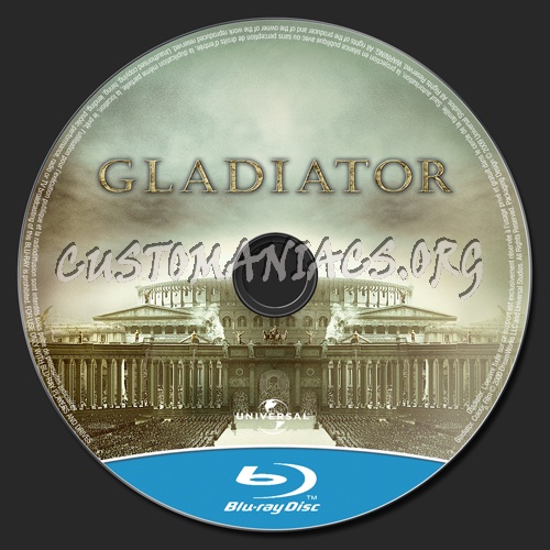 Gladiator blu-ray label