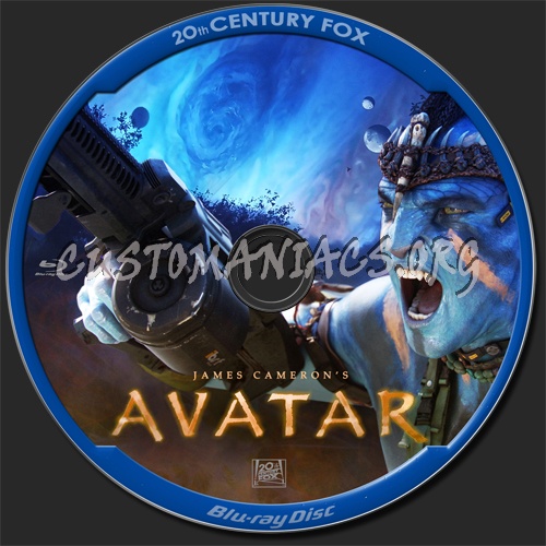 Avatar blu-ray label