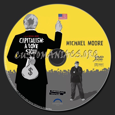 Capitalism A Love Story dvd label