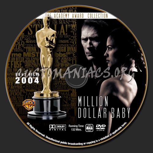 Academy Awards Collection - Million Dollar Baby dvd label