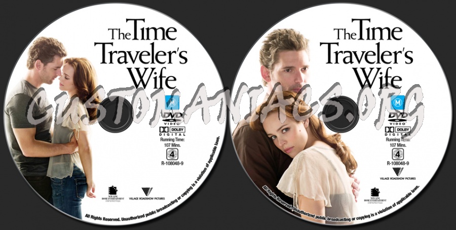 The Time Travelers Wife dvd label