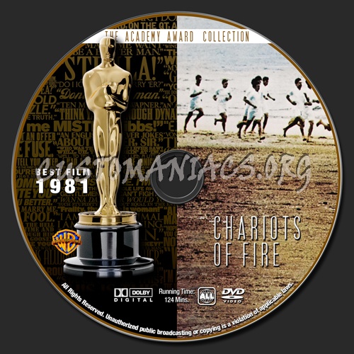 Academy Awards Collection - Chariots Of Fire dvd label