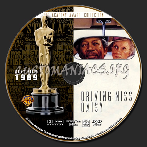 Academy Awards Collection - Driving Miss Daisy dvd label