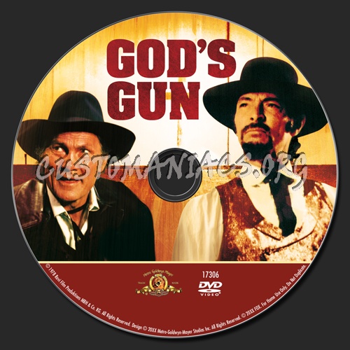 God's Gun dvd label