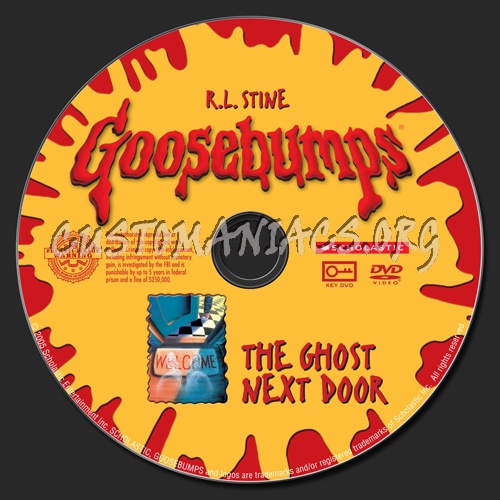 Goosebumps The Ghost Next Door Dvd Label Dvd Covers