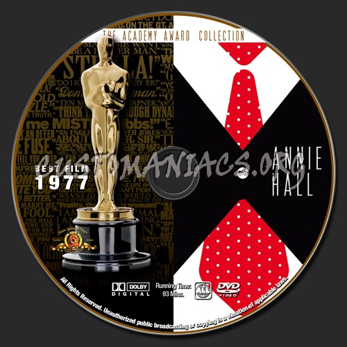 Academy Awards Collection - Annie Hall dvd label