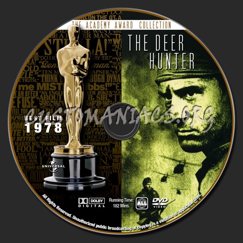 Academy Awards Collection - The Deer Hunter dvd label