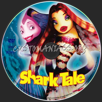 Shark Tale dvd label