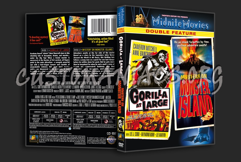 Gorilla at Large / Mystery on Monster Island dvd cover