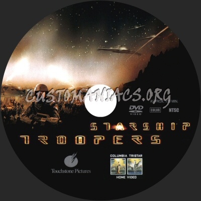 Starship Troopers dvd label