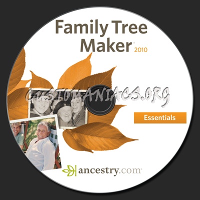 Family Tree Maker 2010 dvd label