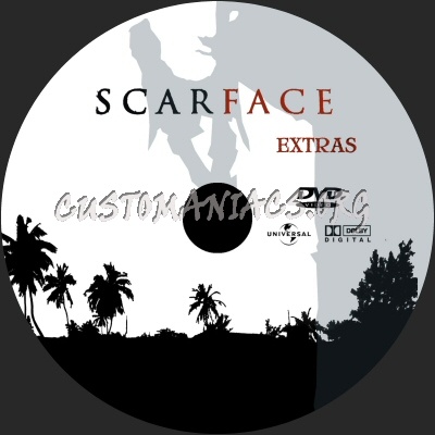 Scarface dvd label