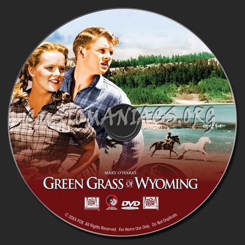 Green Grass of Wyoming dvd label