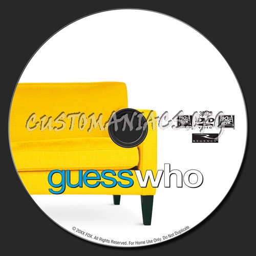 Guess Who dvd label