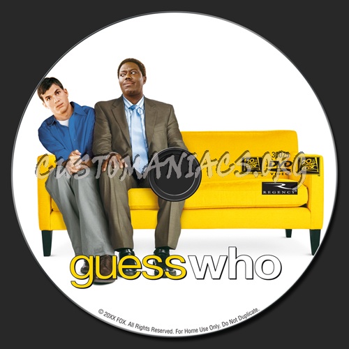 Guess Who dvd label