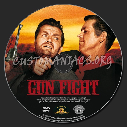 Gun Fight dvd label