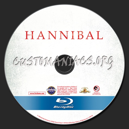 Hannibal blu-ray label