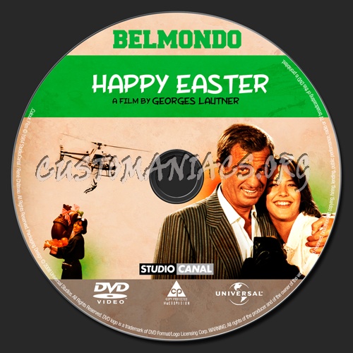 Happy Easter dvd label