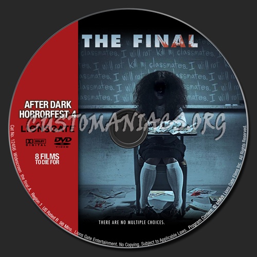 The Final (horrorfest 4) dvd label