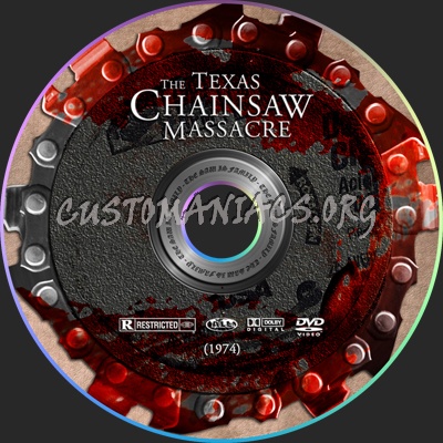 The Texas Chainsaw Massacre Family Discs dvd label