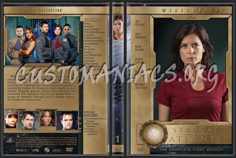 Stargate Atlantis dvd cover