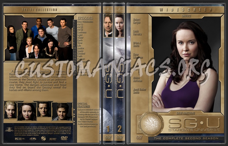 Stargate Universe - SGU dvd cover