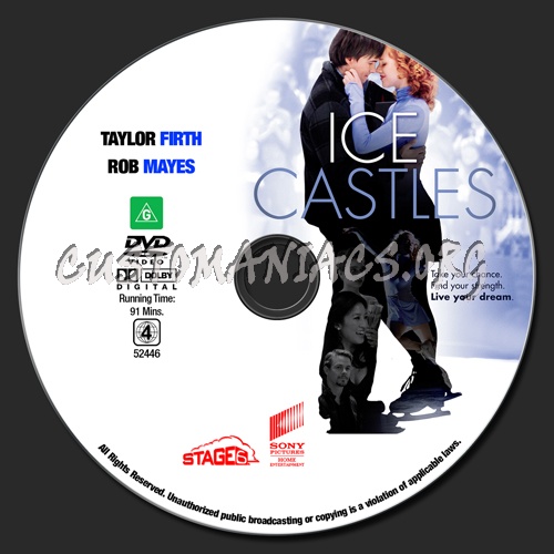 Ice Castles dvd label