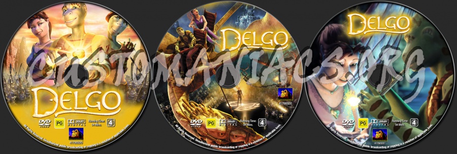 Delgo dvd label