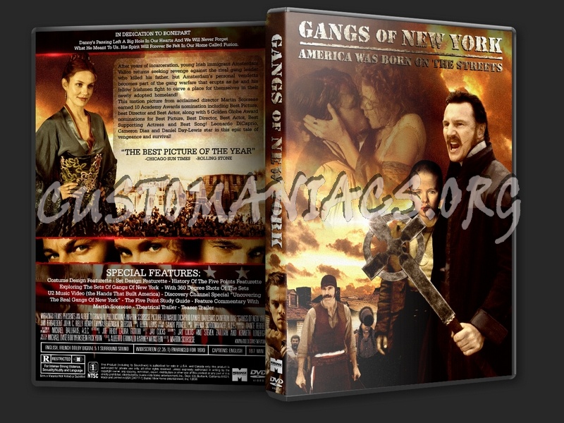 Gangs of New York dvd cover