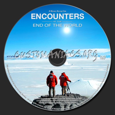 Encounters at the End of the World dvd label