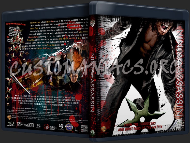 Ninja Assassin blu-ray cover