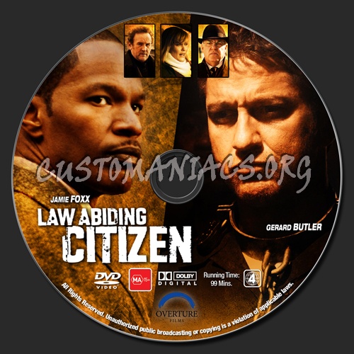 Law Abiding Citizen dvd label