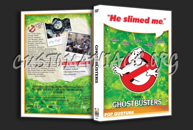 Ghostbusters dvd cover