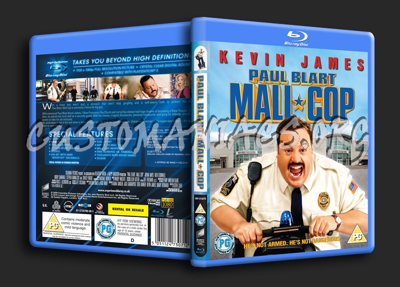 Paul Blart Mall Cop blu-ray cover