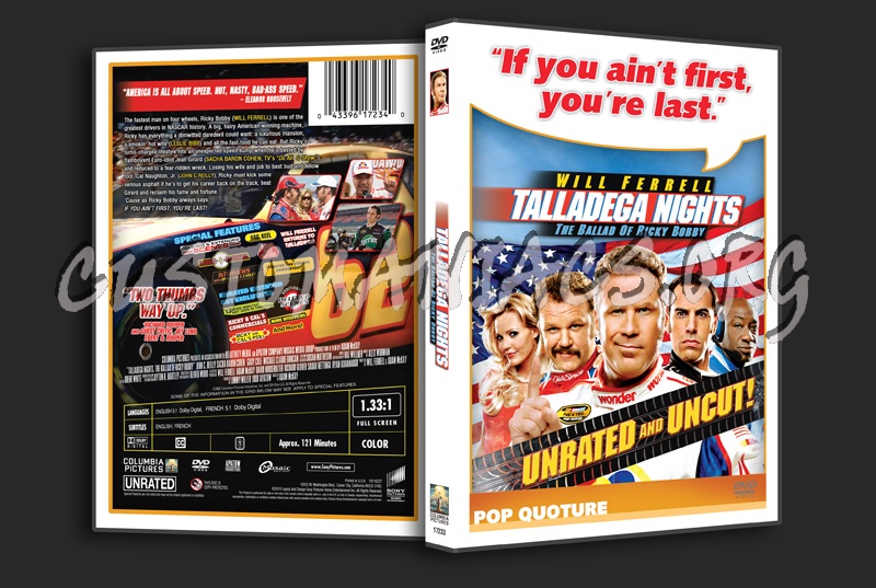 Talladega Nights dvd cover