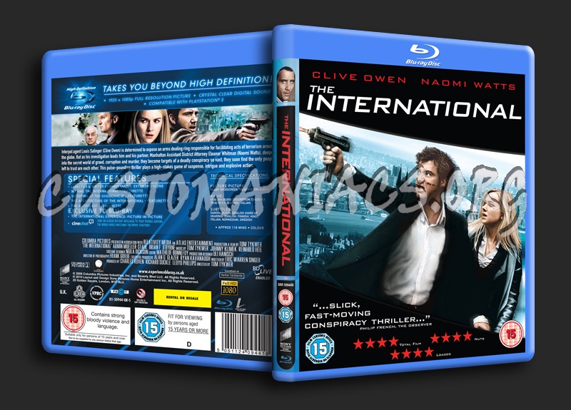 The International blu-ray cover