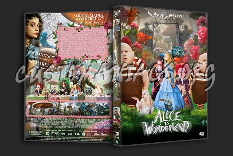 Alice in Wonderland dvd cover