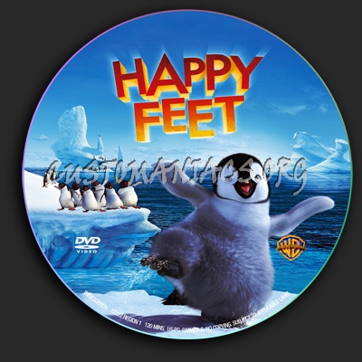 Happy Feet dvd label