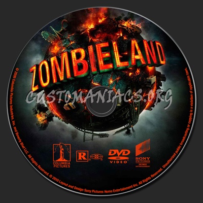 Zombieland dvd label