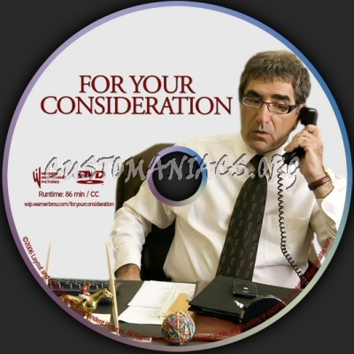 For Your Consideration dvd label