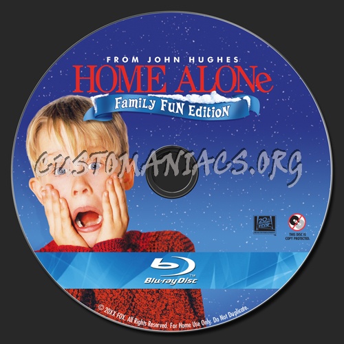 Home Alone blu-ray label