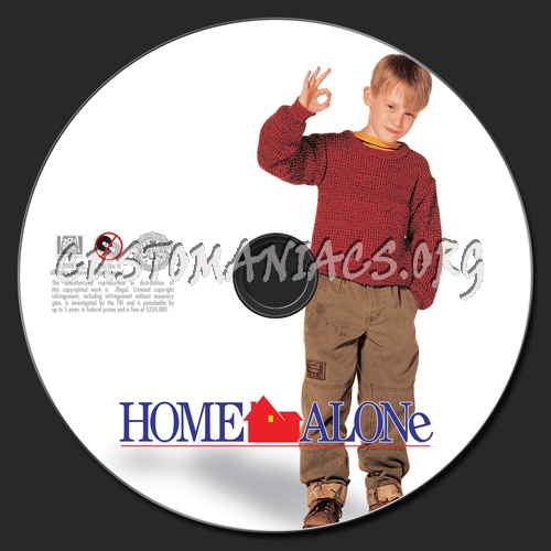 Home Alone dvd label