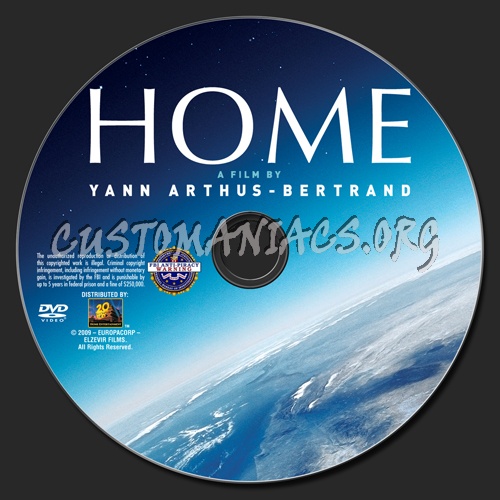 Home dvd label