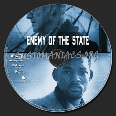 Enemy of the State blu-ray label