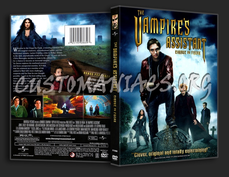 The Vampire's Assistant Cirque du Freak dvd cover