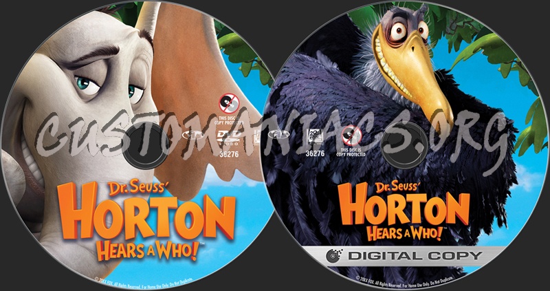 Horton Hears a Who dvd label