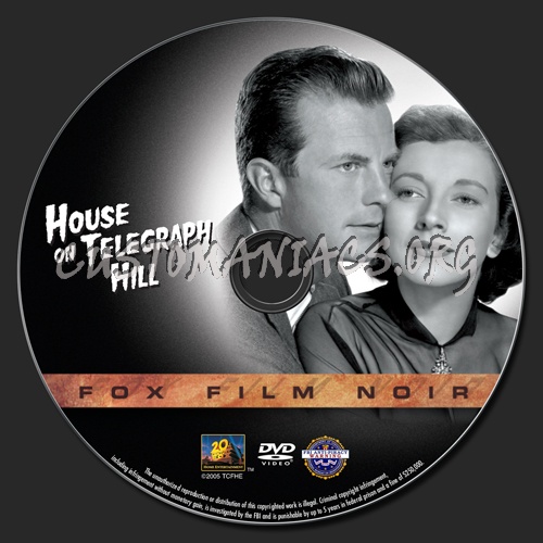 House on Telegraph Hill dvd label