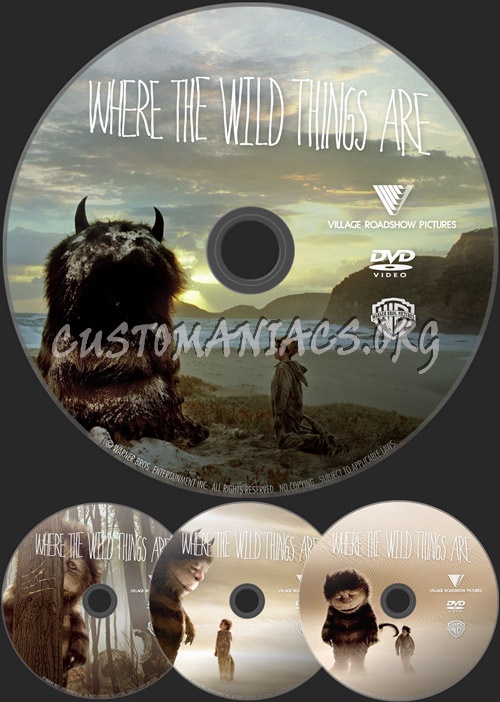 Where the Wild Things Are dvd label