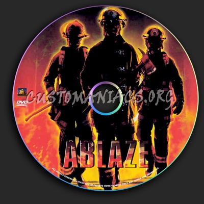 Ablaze dvd label