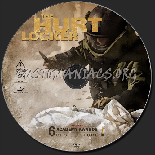 The Hurt Locker dvd label